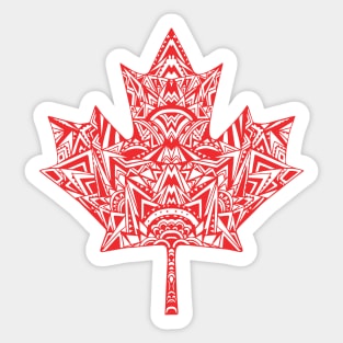 Canada Leaf Sticker